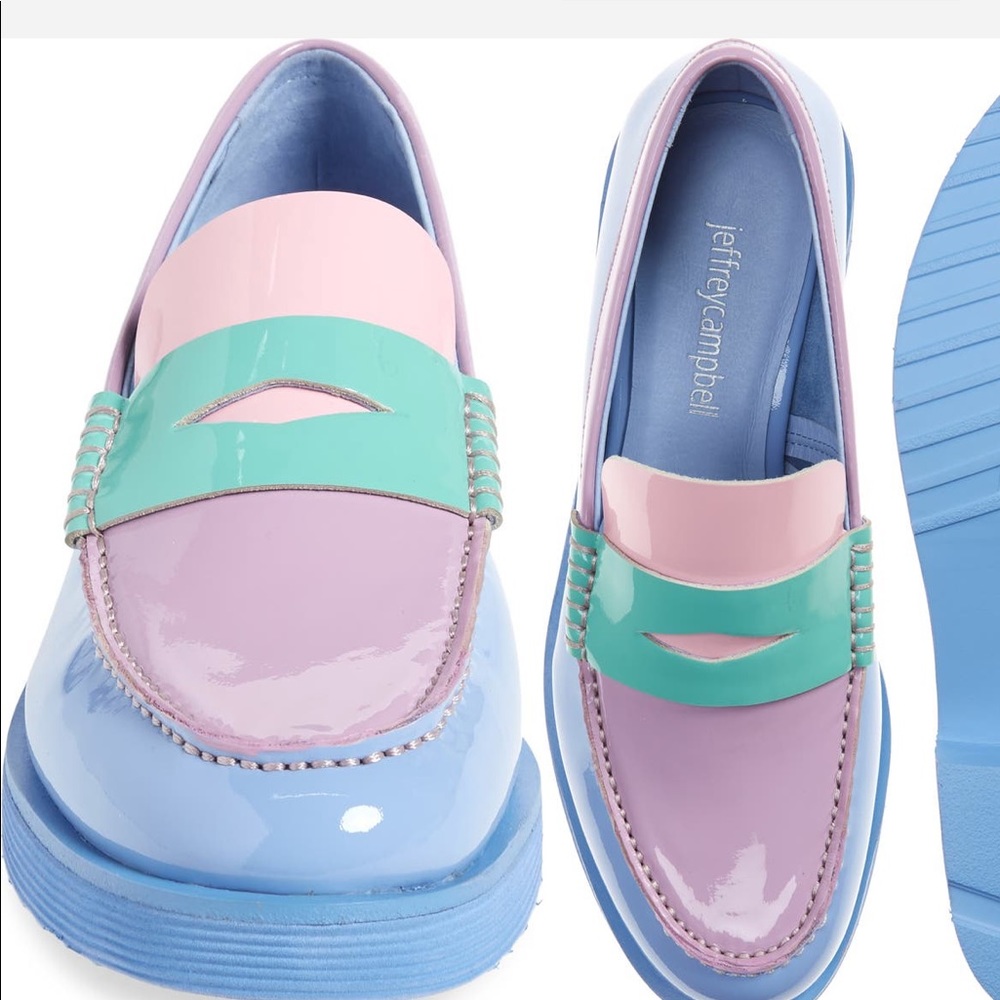 Jeffrey Campbell Lenna Penny Loafers US 10